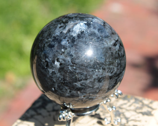 Indigo Gabbro sphere 252g Rocks and Things