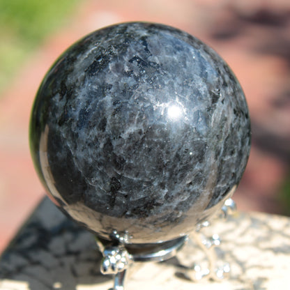 Indigo Gabbro sphere 252g Rocks and Things