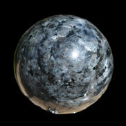 Indigo Gabbro sphere 252g in sunlight - Rocks and Things Store