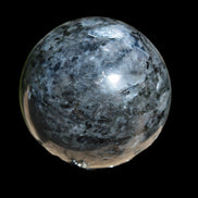Indigo Gabbro sphere 252g in sunlight - Rocks and Things Store