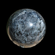 Indigo Gabbro sphere 252g in sunlight - Rocks and Things Store