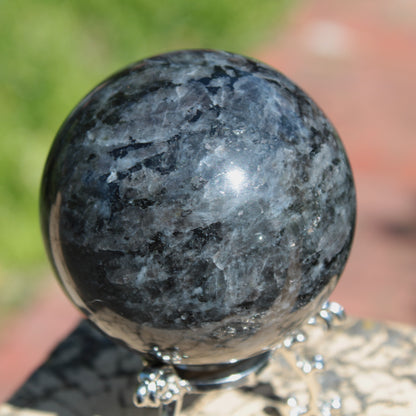 Indigo Gabbro sphere 252g Rocks and Things