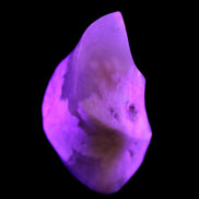 Snowflake Cherry Blossom Agate flame from Madagascar 63g in UV light - Rocks and Things Store