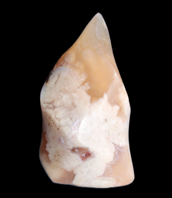 Snowflake Cherry Blossom Agate flame from Madagascar 63g in sunlight - Rocks and Things Store