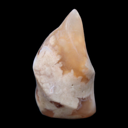 Snowflake Cherry Blossom Agate flame from Madagascar 63g in sunlight - Rocks and Things Store