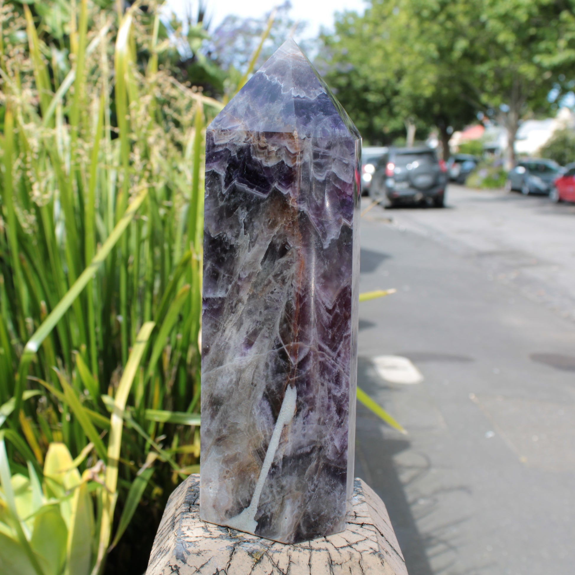 Fantasy Amethyst Obelisk 1840g Rocks and Things