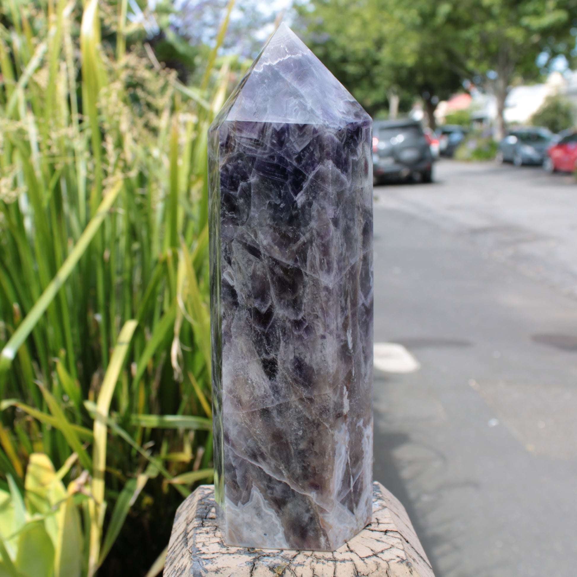 Fantasy Amethyst Obelisk 1840g Rocks and Things