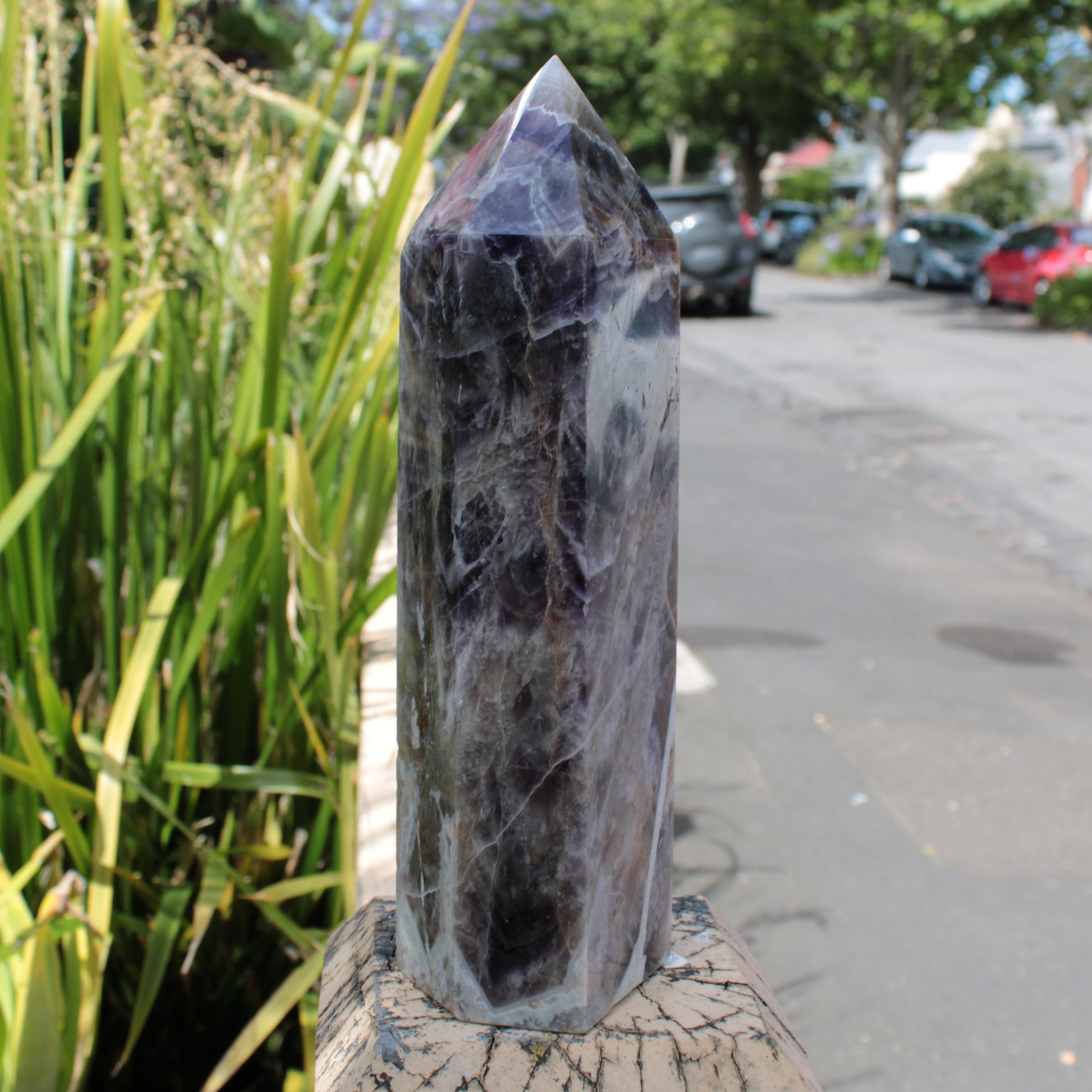 Fantasy Amethyst Obelisk 1840g Rocks and Things