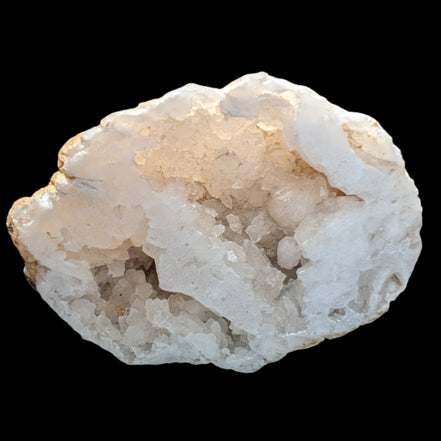 White Quartz sparkly crystal geode 244g - Rocks and Things Store