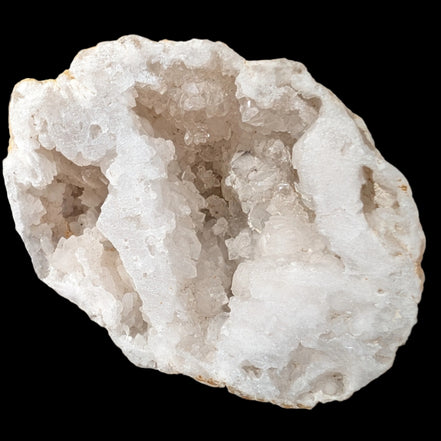 White Quartz sparkly crystal geode 244g - Rocks and Things Store