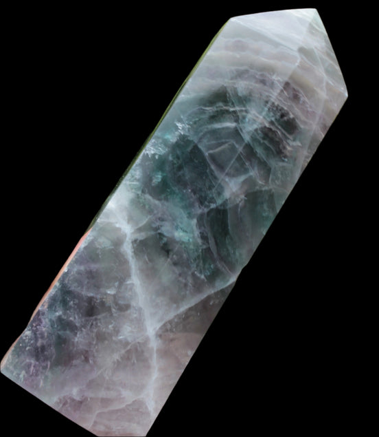 Fluorite obelisk 1235g in sunlight - Rocks and Things Store