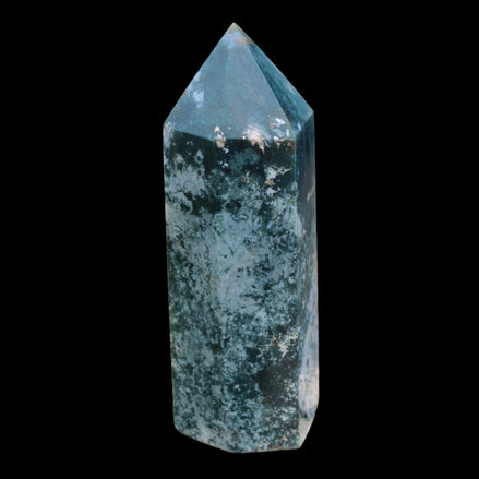 Moss Agate obelisk 859g - Rocks and Things Store