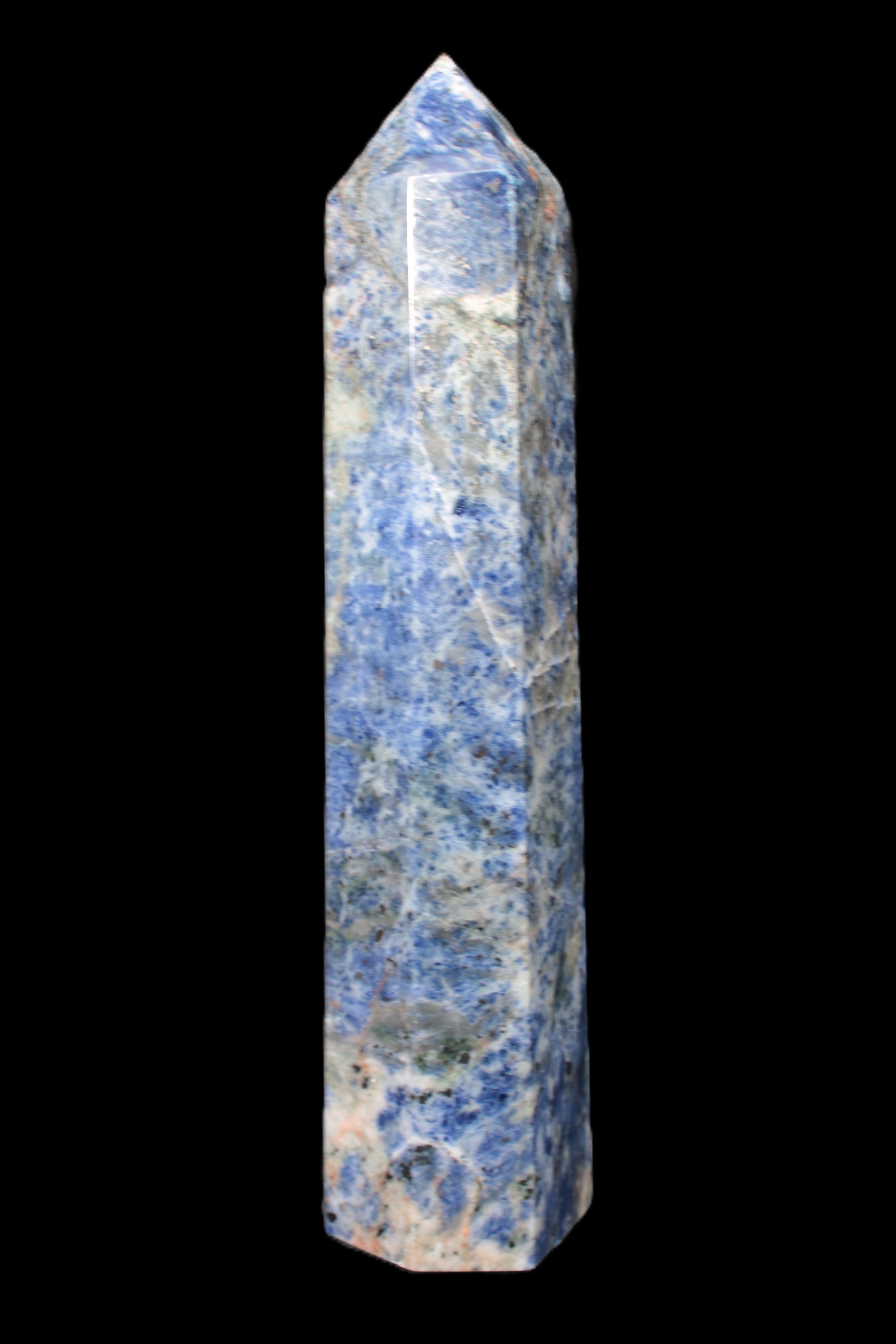 Sodalite obelisk 763g Rocks and Things