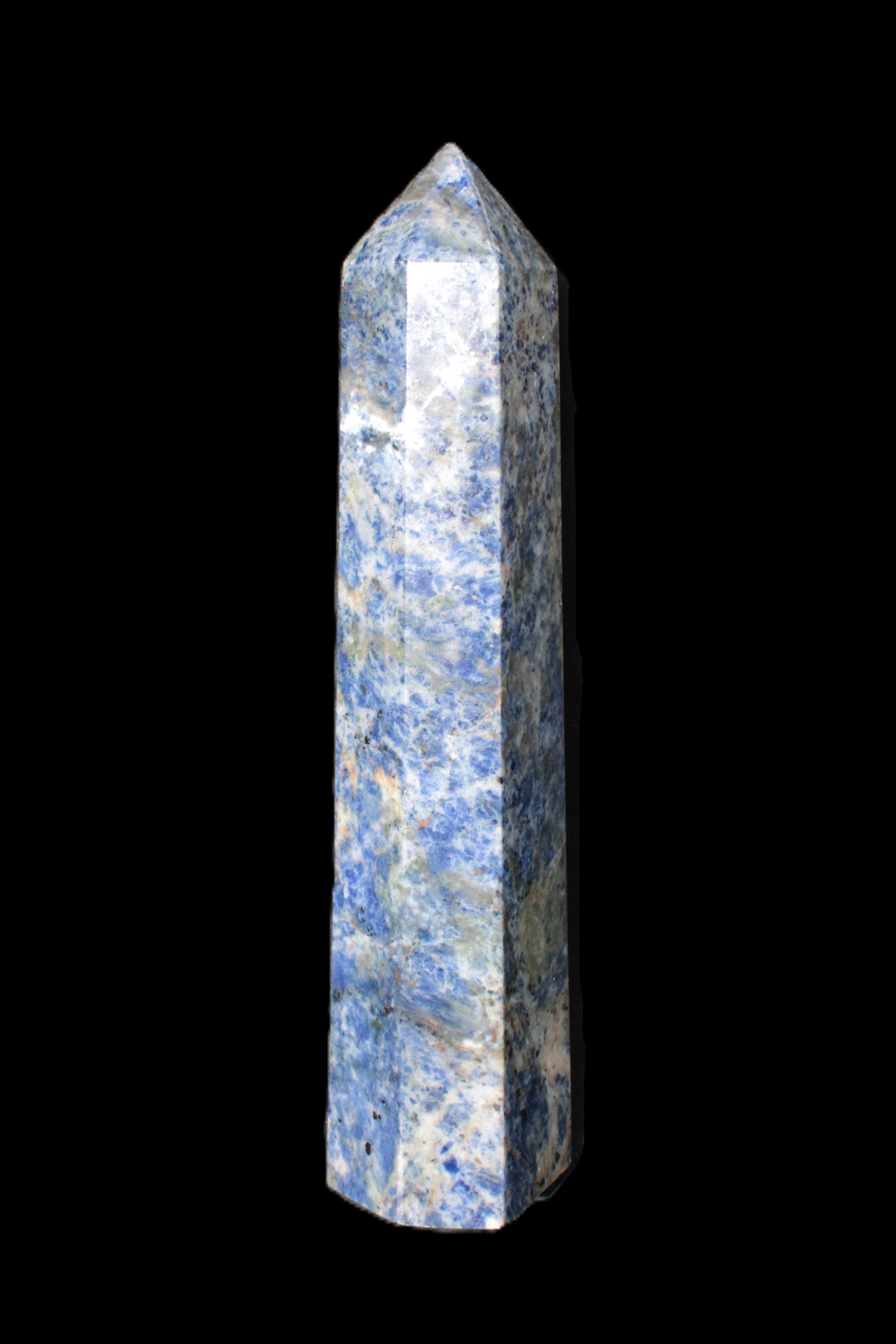 Sodalite obelisk 763g Rocks and Things
