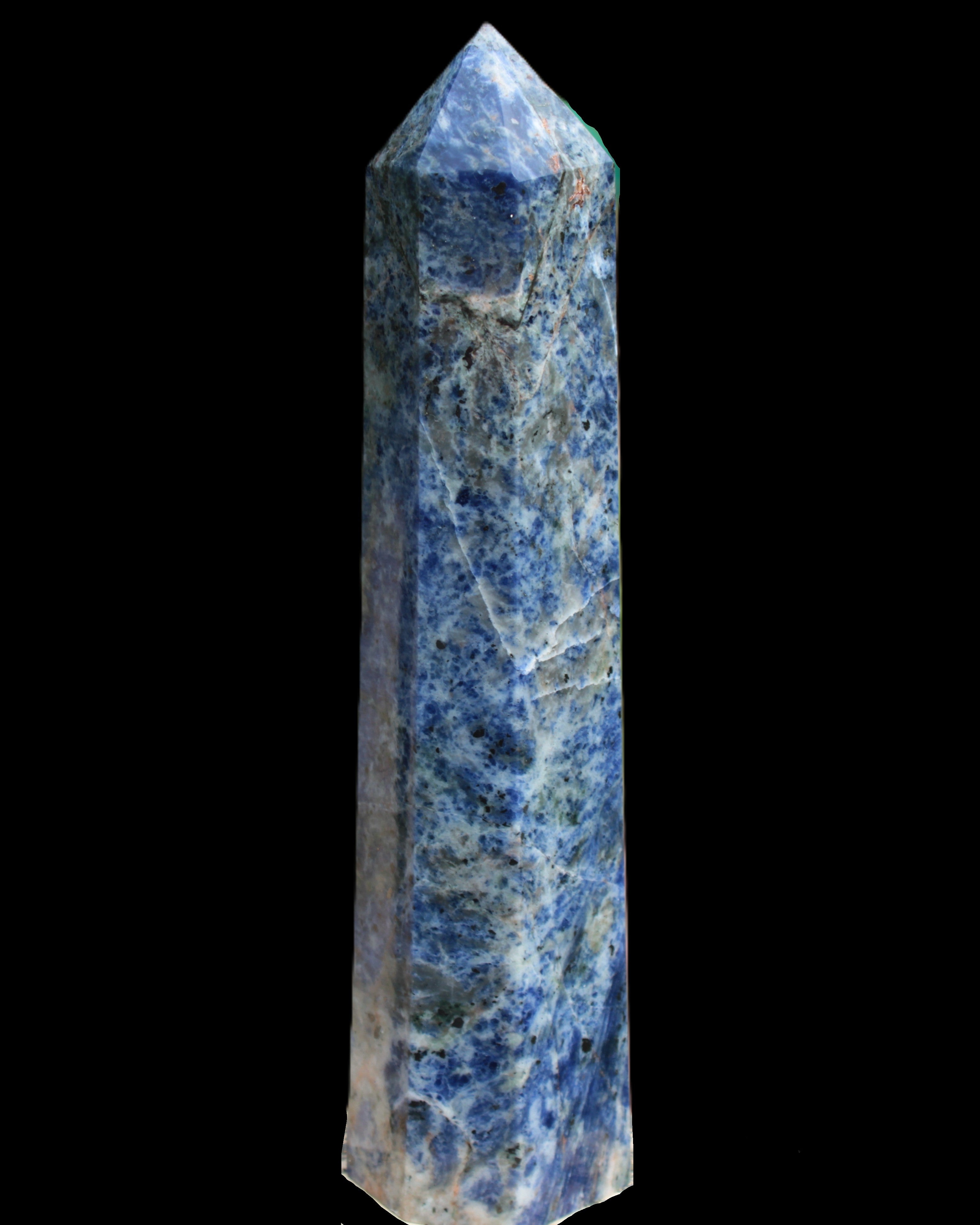Sodalite obelisk 763g Rocks and Things
