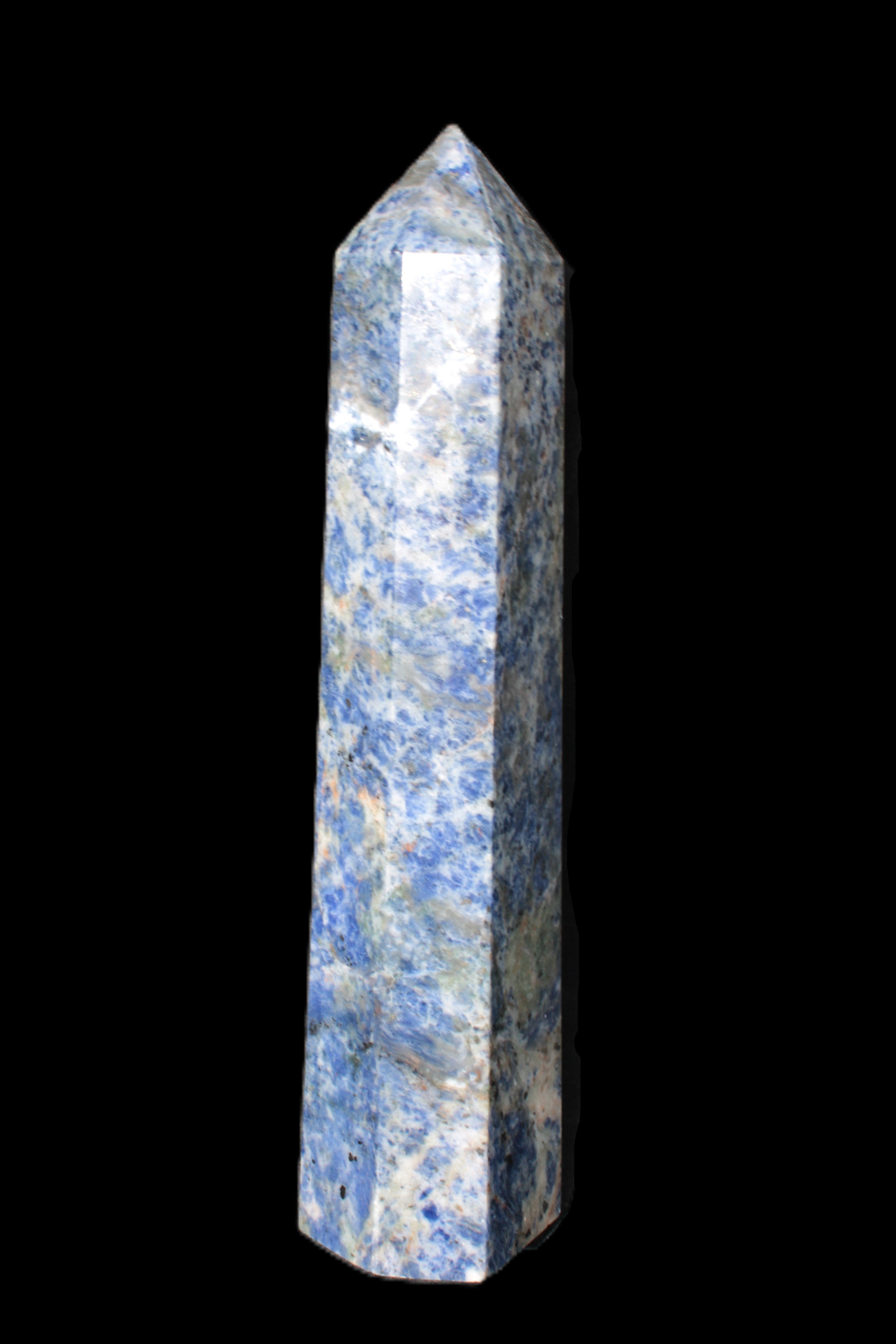 Sodalite obelisk 763g Rocks and Things