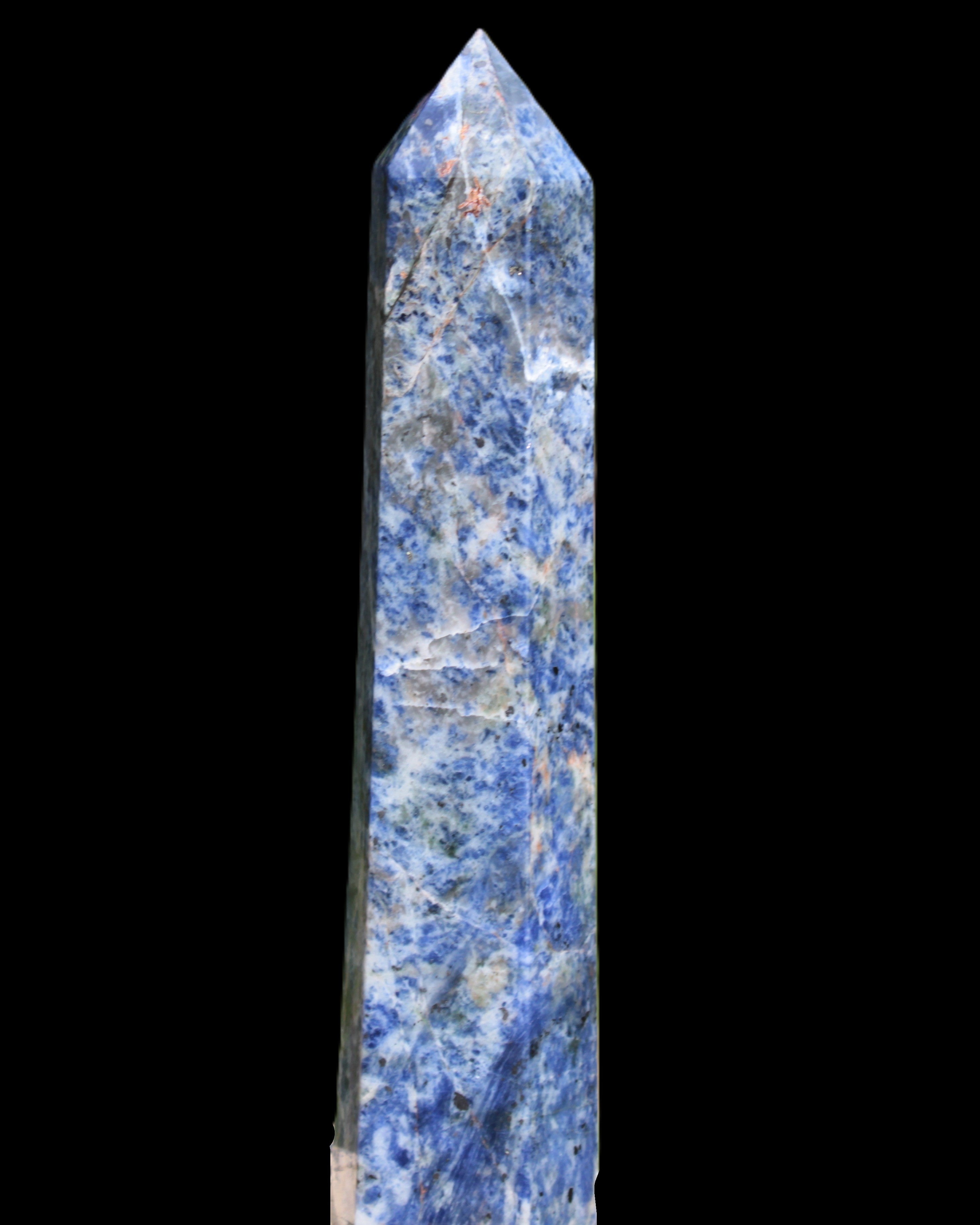 Sodalite obelisk 763g Rocks and Things