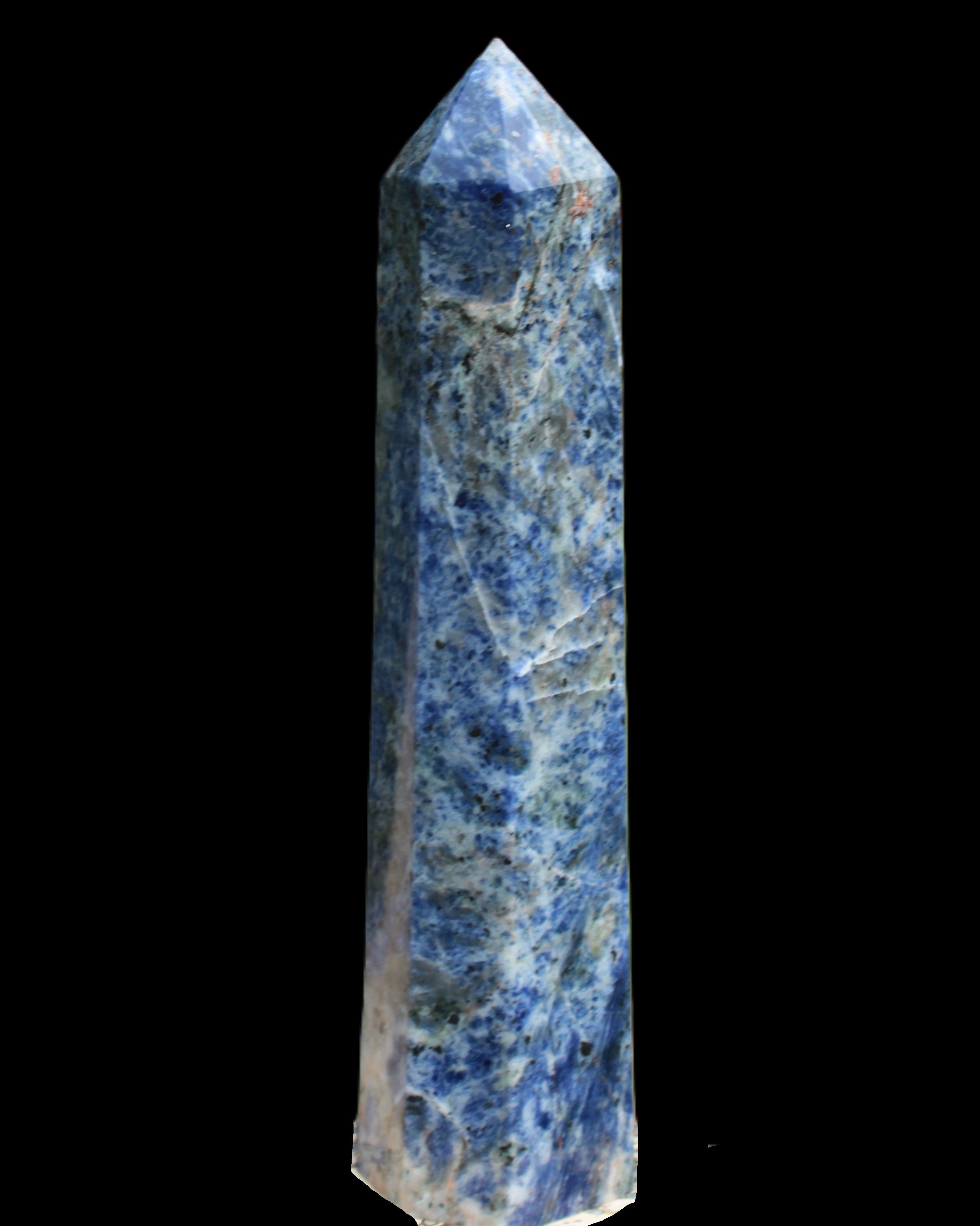 Sodalite obelisk 763g Rocks and Things