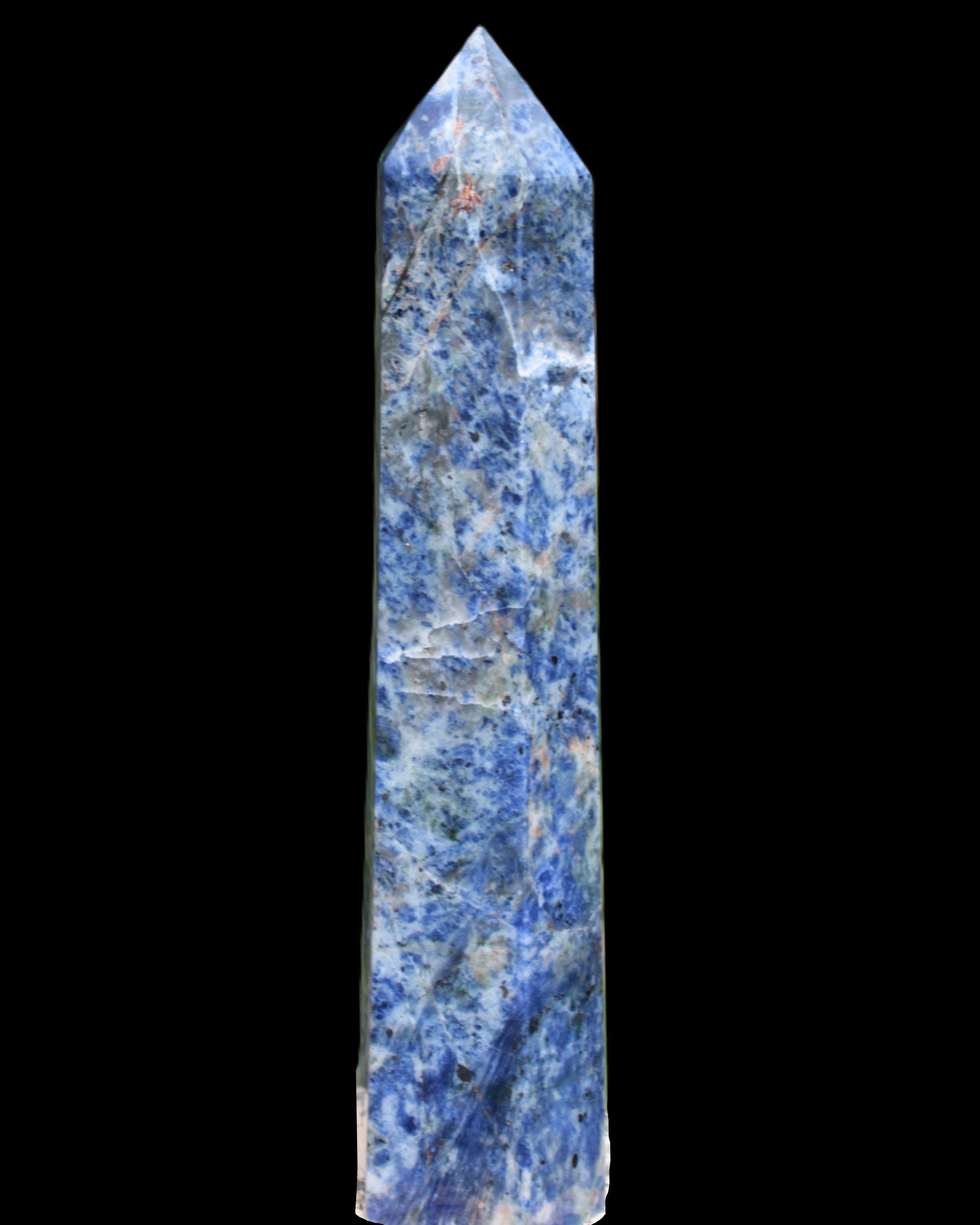 Sodalite obelisk 763g Rocks and Things