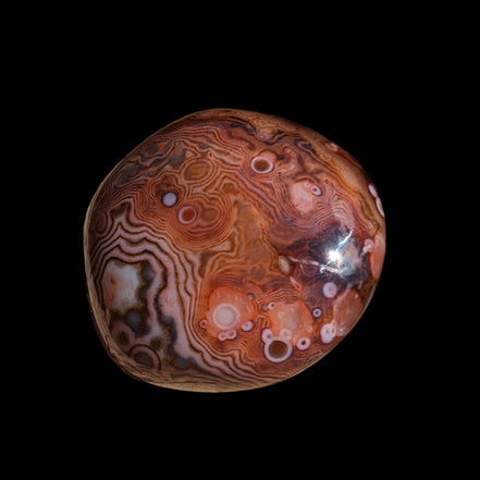 Crazy Silk Banded Agate from Madagascar 40.8g Rocks and Things
