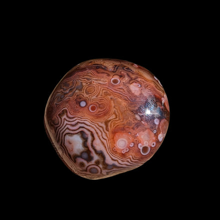 Crazy Silk Banded Agate from Madagascar 40.8g Rocks and Things