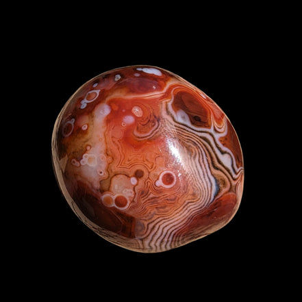 Crazy Silk Banded Agate from Madagascar 40.8g Rocks and Things
