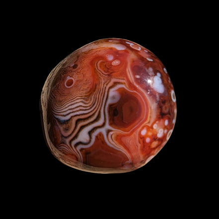 Crazy Silk Banded Agate from Madagascar 40.8g Rocks and Things