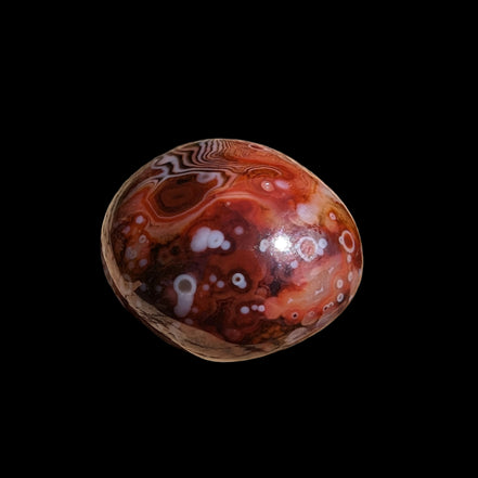 Crazy Silk Banded Agate from Madagascar 40.8g Rocks and Things