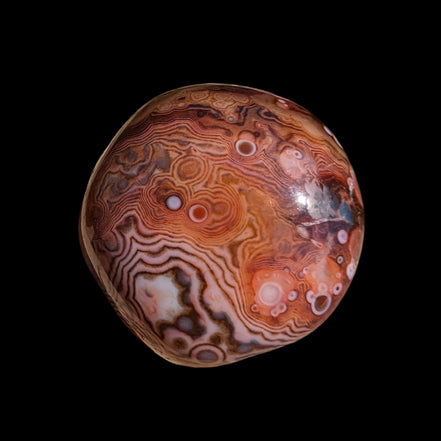 Crazy Silk Banded Agate from Madagascar 40.8g Rocks and Things