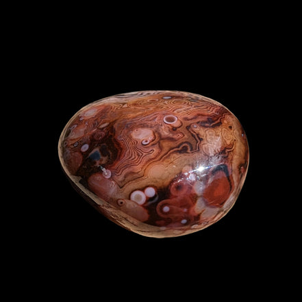 Crazy Silk Banded Agate from Madagascar 40.8g Rocks and Things