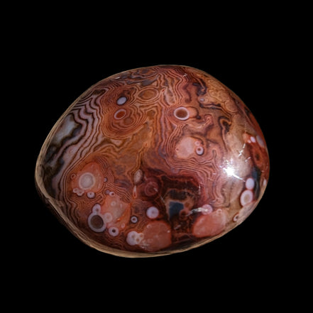 Crazy Silk Banded Agate from Madagascar 40.8g Rocks and Things