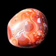 Crazy Silk Banded Agate from Madagascar 40.8g in sunlight - Rocks and Things Store