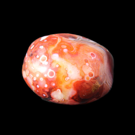 Crazy Silk Banded Agate from Madagascar 40.8g in sunlight - Rocks and Things Store