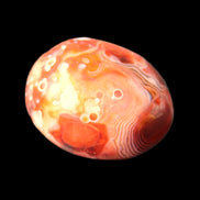 Crazy Silk Banded Agate from Madagascar 40.8g in sunlight - Rocks and Things Store