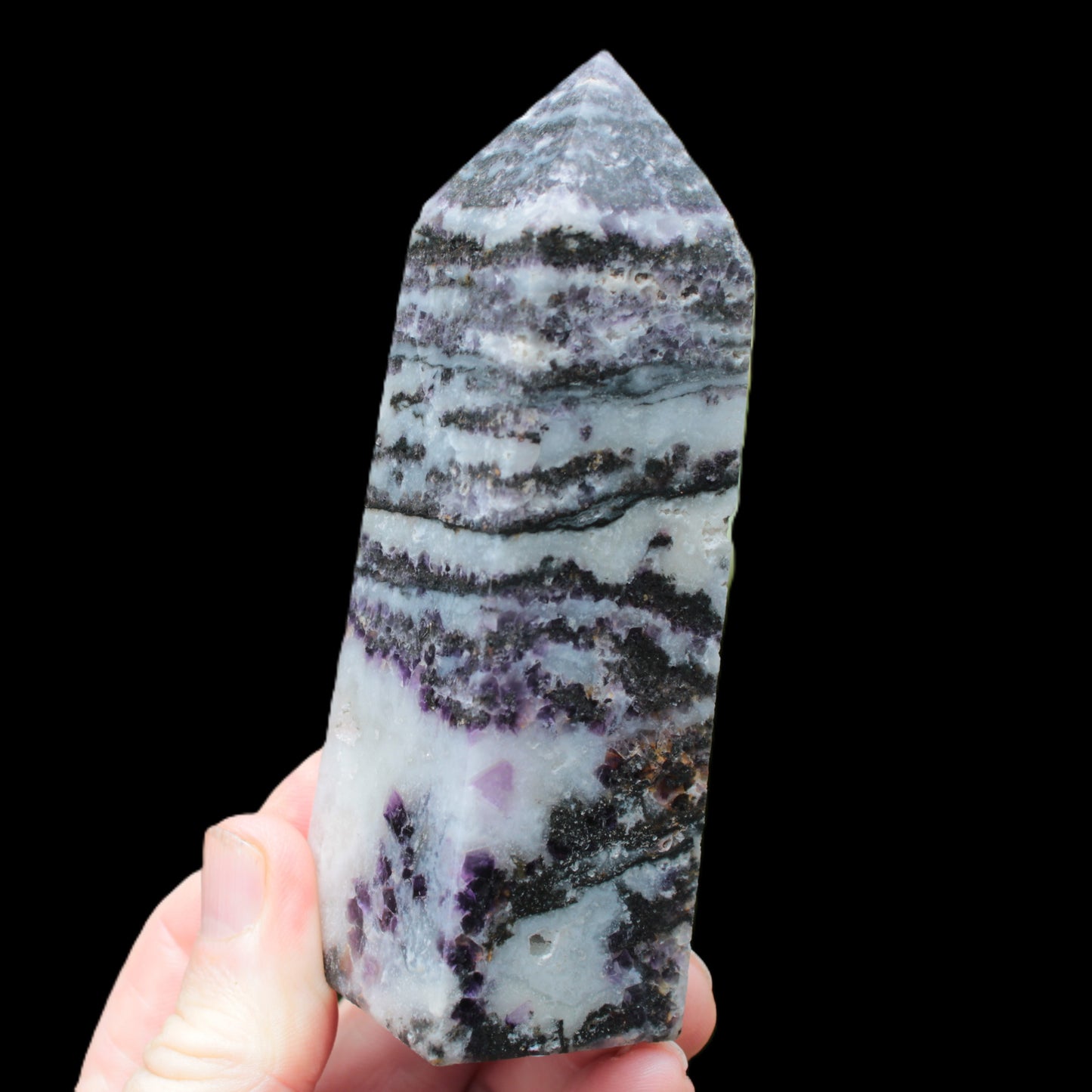 Fluorite obelisk 214g in sunlight - Rocks and Things Store