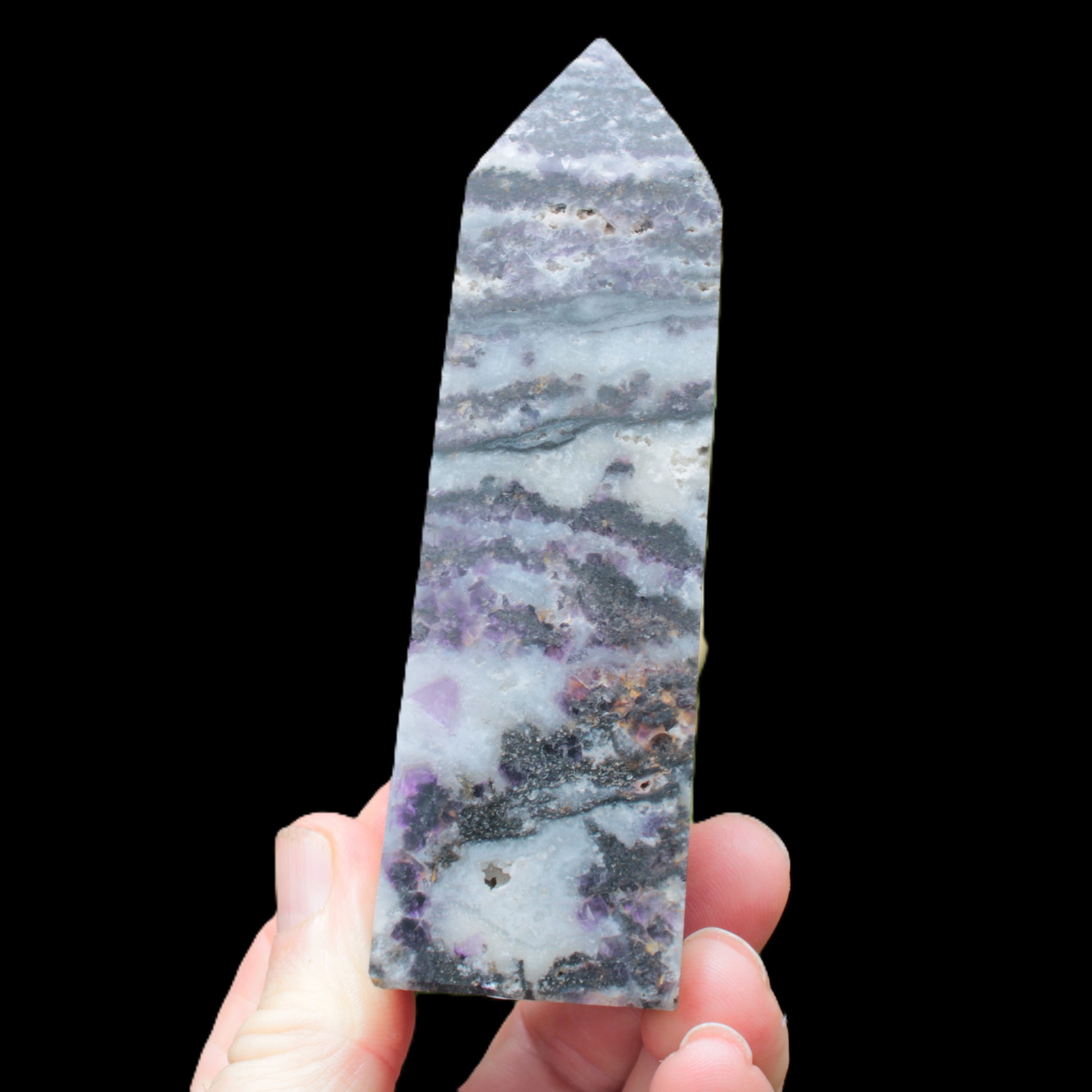 Fluorite obelisk 214g Rocks and Things