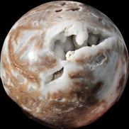 Sphalerite drusy geode crystal sphere  392g in sunlight - Rocks and Things Store