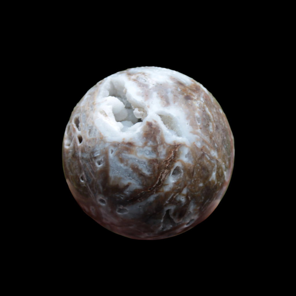 Sphalerite druzy geode crystal sphere 392g Rocks and Things