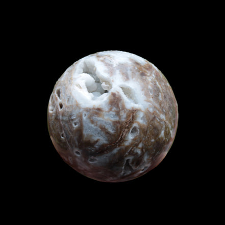 Sphalerite drusy geode crystal sphere  392g in sunlight - Rocks and Things Store