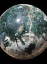 Moss Agate sphere 414g - Rocks and Things Store