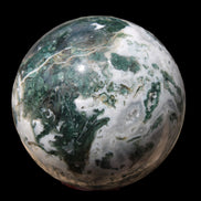 Moss Agate sphere 414g - Rocks and Things Store