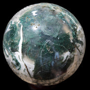 Moss Agate sphere 414g - Rocks and Things Store