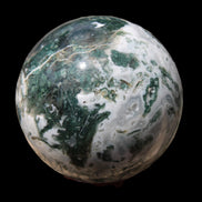 Moss Agate sphere 414g - Rocks and Things Store
