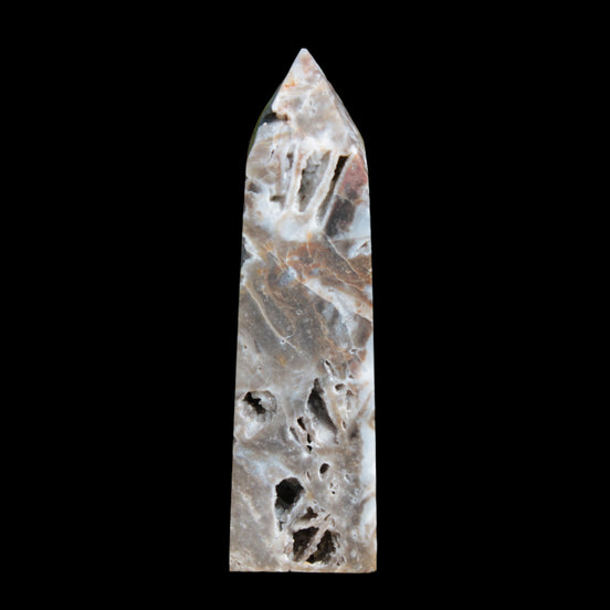 Sphalerite geode obelisk 105g in sunlight - Rocks and Things Store