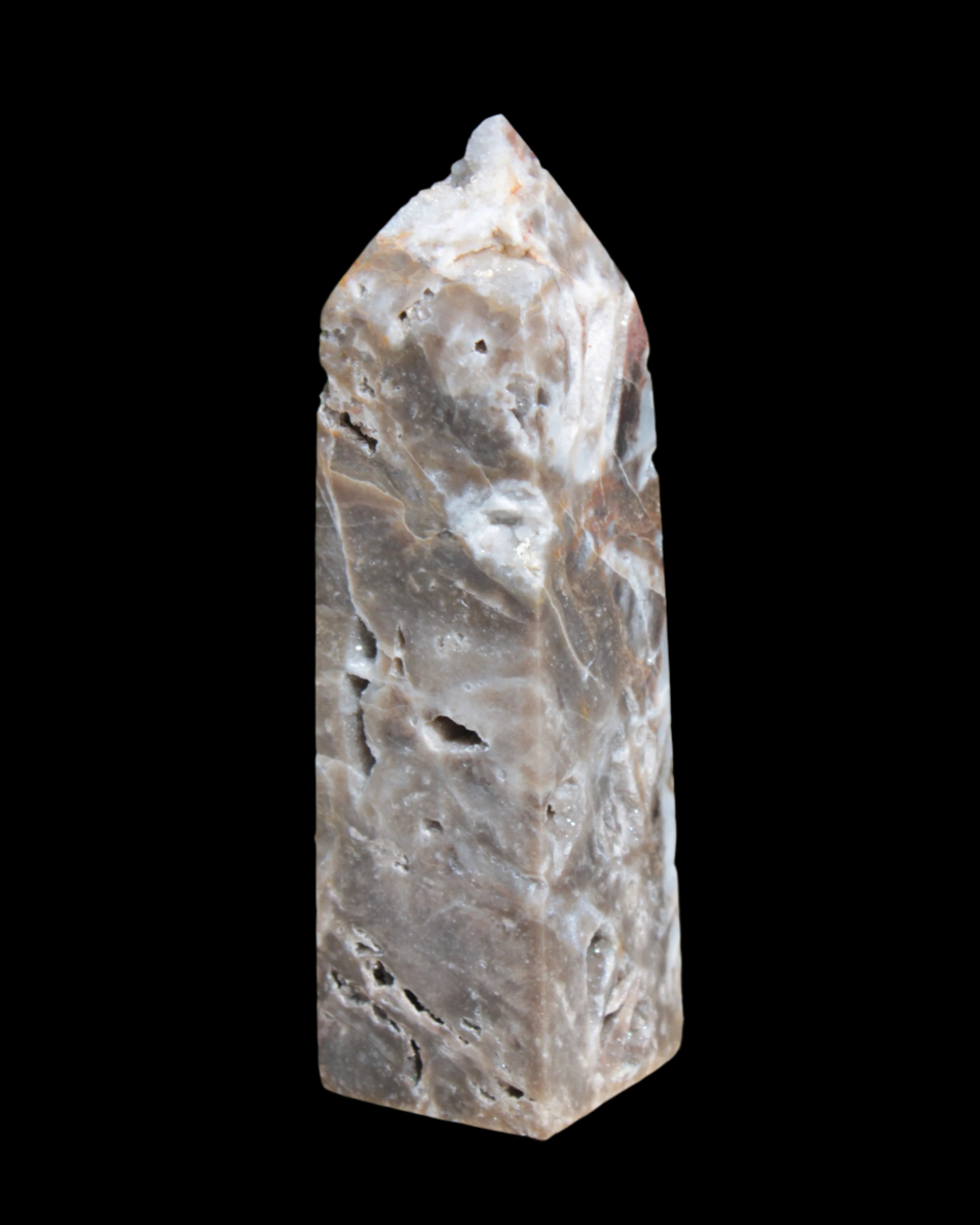 Sphalerite geode obelisk 105g in sunlight - Rocks and Things Store