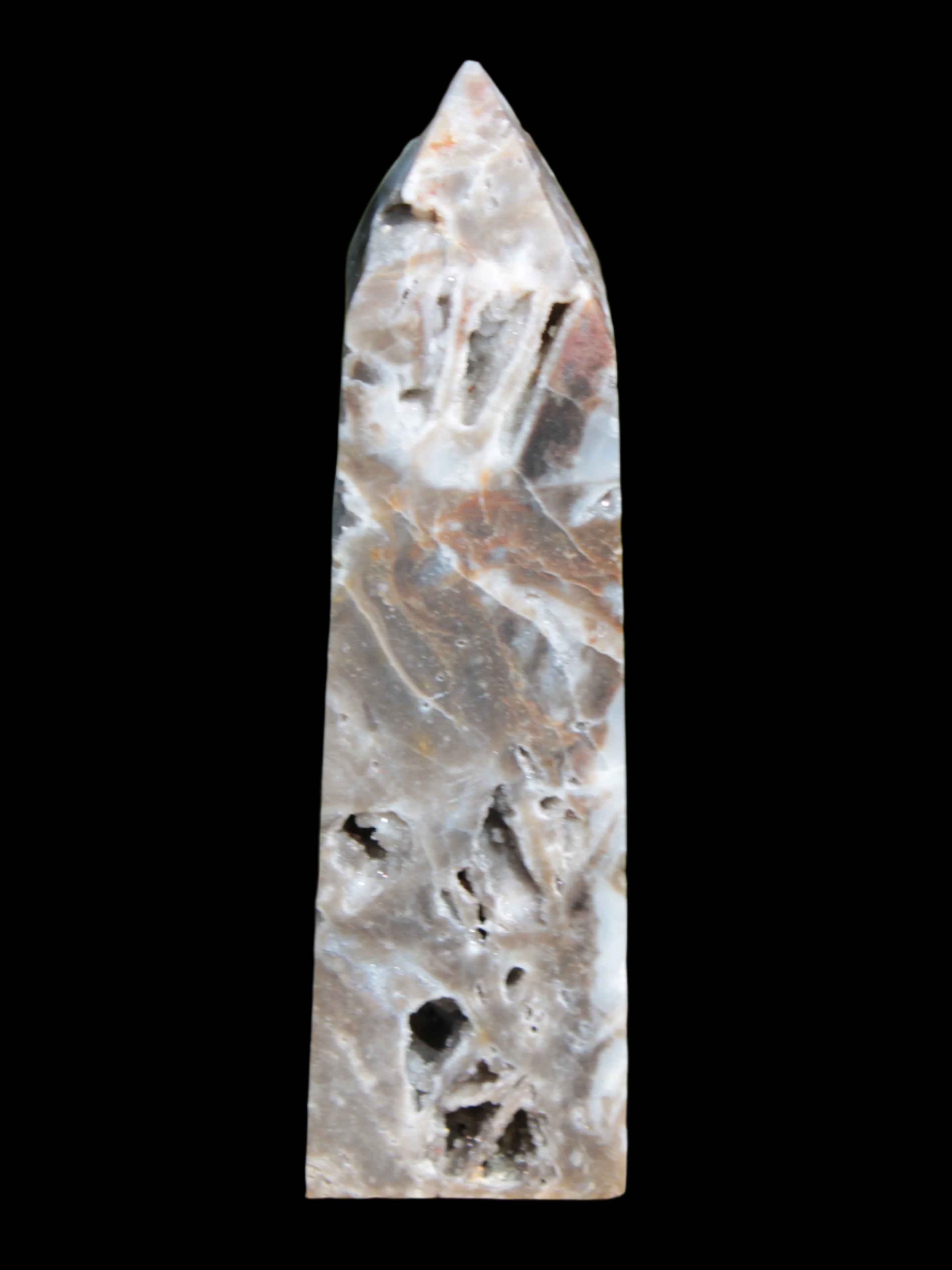 Sphalerite geode obelisk 105g in sunlight - Rocks and Things Store