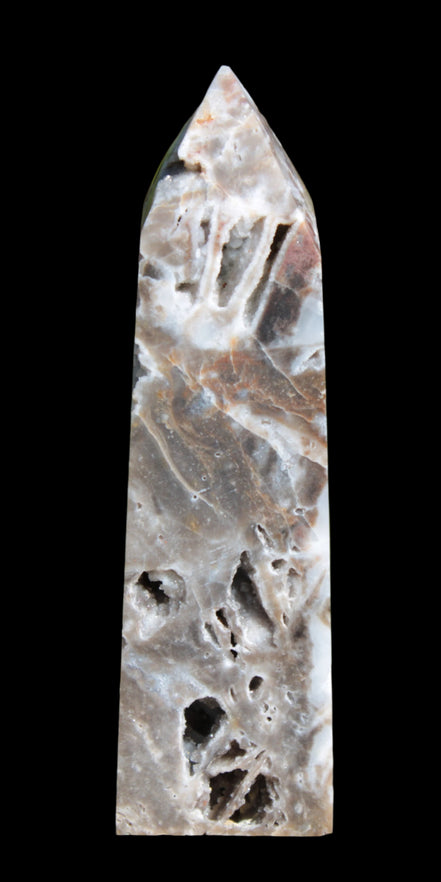 Sphalerite geode obelisk 105g in sunlight - Rocks and Things Store