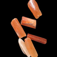 Orange Aventurine 5-7 tiny tumbled stones 5g in sunlight - Rocks and Things Store