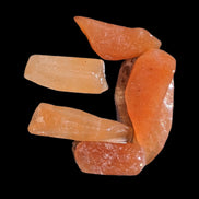 Orange Aventurine 5-7 tiny tumbled stones 5g in sunlight - Rocks and Things Store