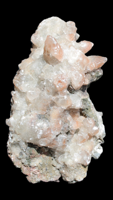 Quartz Paragenesis crystal cluster 132*75*43mm 343g in sunlight
